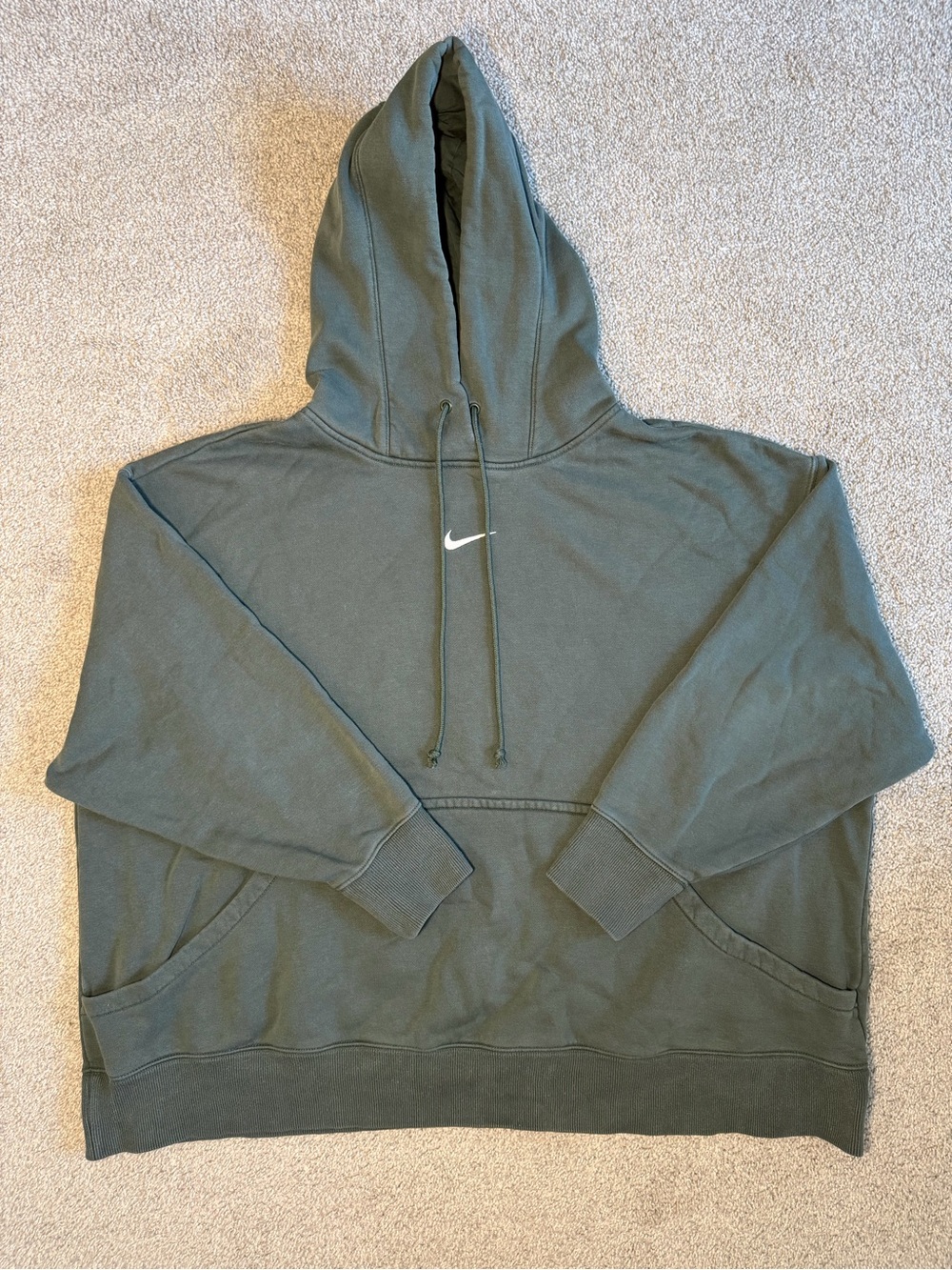 Nike Women’s Olive Green Phoenix Fleece Hoodie